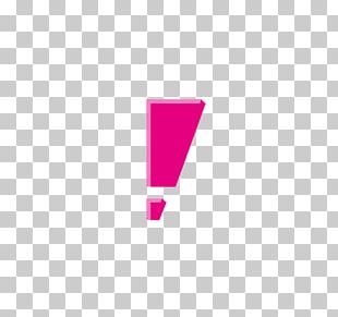 pink exclamation mark clipart