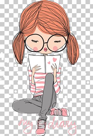 Cute Drawing Cartoon Girl For Profile Picture Vector, Girl, Cartoon Girl,  Girl Portrait PNG and Vector with Transparent Background for Free Download