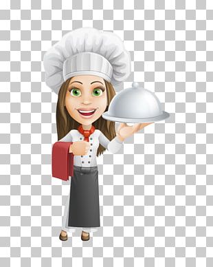 Chef Drawing Cooking Woman PNG