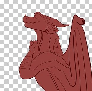 Illustration Carnivores Cartoon Legendary Creature RED.M PNG