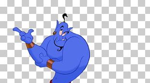 Disney Genie, Genie Jafar Aladdin The Sultan Iago, aladdin, vertebrate,  cartoon, fictional Character png