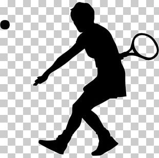 Tennis Silhouette Photography PNG, Clipart, Badminton Player, Badminton ...