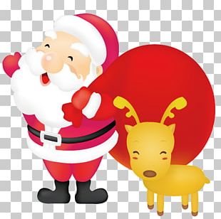 Rudolph Funny Santa Claus Reindeer Christmas PNG, Clipart, Cartoon ...