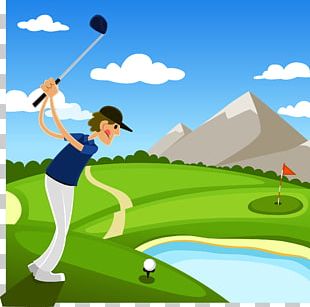 play golf clipart full