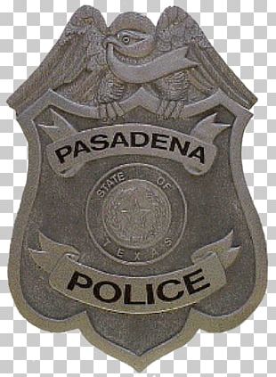 Badge Police Officer Pasadena Police Department Law Enforcement Agency PNG