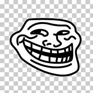 Meme face illustration, Internet troll Trollface Rage comic Internet meme,  face pack, culture, face, monochrome png