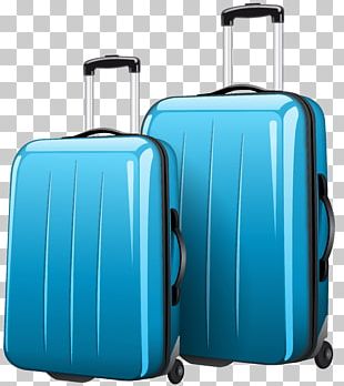 Red Travel Bag PNG Clip Art Image​