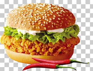 Kfc Hamburger Cheeseburger Fried Chicken Chicken Sandwich Png, Clipart 