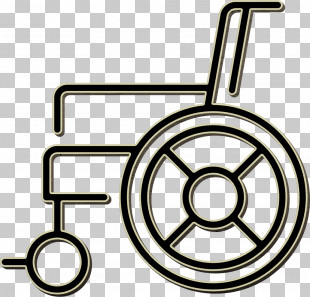Wheelchair Icon Charity Set Icon Handicap Icon PNG