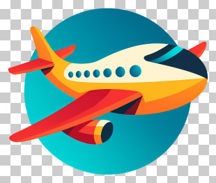 Airplane Icon - Cartoon Airplane In Flight PNG
