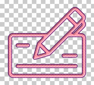 Check Icon Lineal Ecommerce Icon Pen Icon PNG