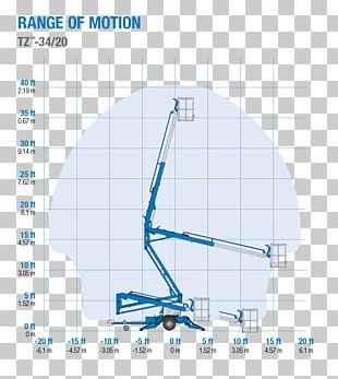 Genie Aerial work platform Elevator Crane, genie, blue, angle, technic png