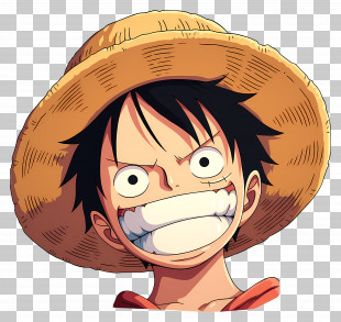 Monkey D Luffy - Straw Hat Character Adventure PNG