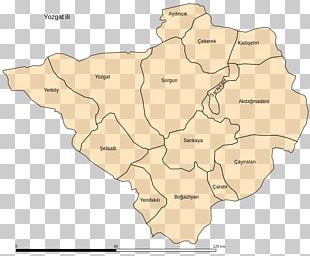 Yozgat Province Map Ecoregion PNG