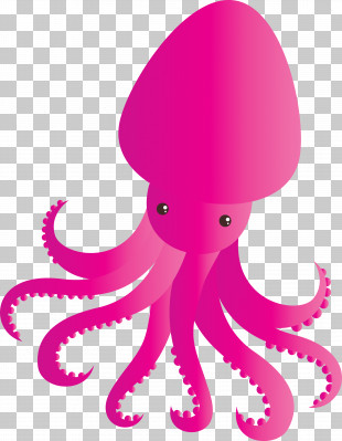 Octopus Giant Pacific Octopus Octopus Pink Magenta PNG