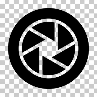 Video Camera Lens - Black Circular Camera Shutter Icon PNG