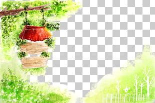 Cartoon Spring Illustration PNG