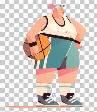 Female Basketball Player - Basketball Player Illustration PNG