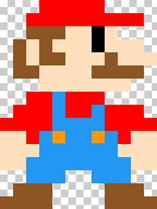 Luigi Super Mario Bros. Pixel Art PNG, Clipart, 8bit Color, Angle, Area ...