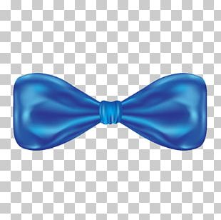 Bow Tie Blue Ribbon PNG