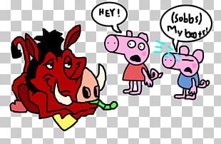 Timon And Pumbaa George Pig Simba Shenzi PNG