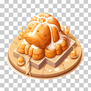 Pan De Muerto - Decorative Cinnamon Rolls PNG