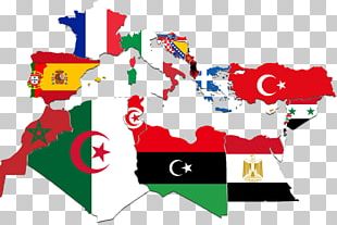 World Map Flag PNG