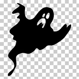 Silhouette Ghost PNG, Clipart, Animals, Black, Black And White, Black ...