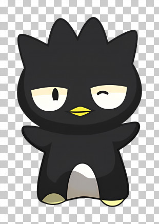 Bad Badtz Maru - Black Penguin Cartoon Character Winking PNG