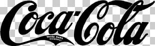 The Coca-cola Company Fizzy Drinks Logo Png, Clipart, Black And White 