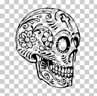 Calavera Drawing Coloring Book Skull Day Of The Dead PNG, Clipart ...