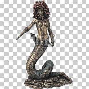 Perseus With The Head Of Medusa Bronze Sculpture PNG