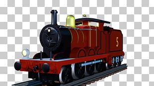 Percy Thomas & Friends James The Red Engine Train PNG - amp