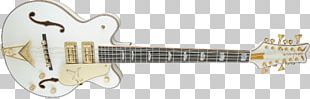 Electric Guitar Gretsch White Falcon Twelve-string Guitar Bass Guitar PNG