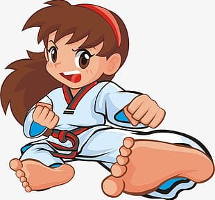 Taekwondo Cartoon Characters PNG Images, Taekwondo Cartoon Characters  Clipart Free Download