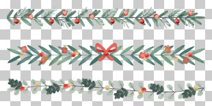 Christmas Wreath - Festive Decorative Christmas Garlands PNG