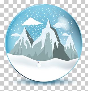 snow capped mountains illustration