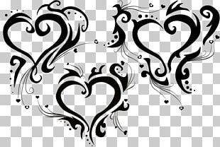 tribal heart clipart no background