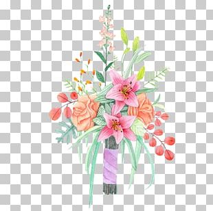 Bouquet Watercolor Flowers PNG, Clipart, Bouquet Clipart, Bunch, Flower ...