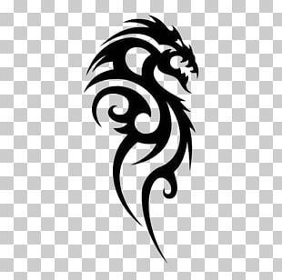 Tattoo Chinese Dragon Tribe PNG, Clipart, Art, Black And White ...