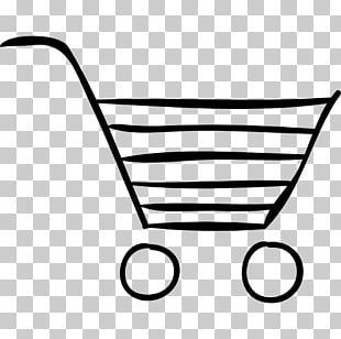 Shopping Cart Line Art PNG, Clipart, Angle, Area, Basket, Black And