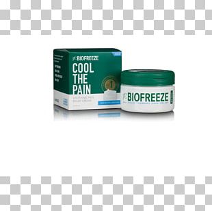 Cream Biofreeze Topical Medication Skin Care Gel PNG
