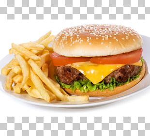 Hamburger French Fries Cheeseburger Chicken Sandwich Veggie Burger PNG ...