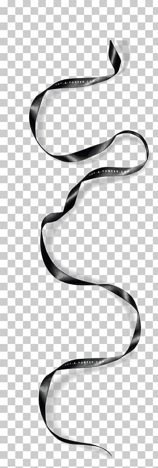 Ribbon Black And White PNG