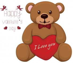 Teddy Bear Valentines Day Heart PNG, Clipart, Bear, Bears, Carnivoran ...