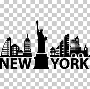 Statue Of Liberty Skyline Wall Decal Sticker PNG, Clipart, Art New York ...