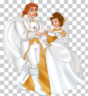 Belle Beast Wedding Dress Disney Princess Png Clipart Beast