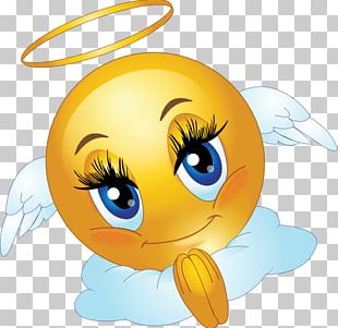 Emoji Smiley Angel Sticker Emoticon PNG, Clipart, Angel, Bible, Clip ...