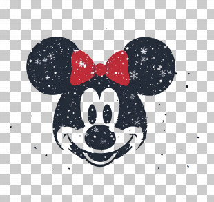 Christmas Mickey - Minnie Mouse Face PNG