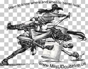 Barrel Racing Horse PNG
